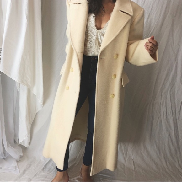 ivory wool coat